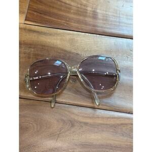 Vintage BerDel Prescription Glass Blue Rose Made in Italy